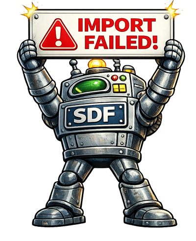 Contact list import failed