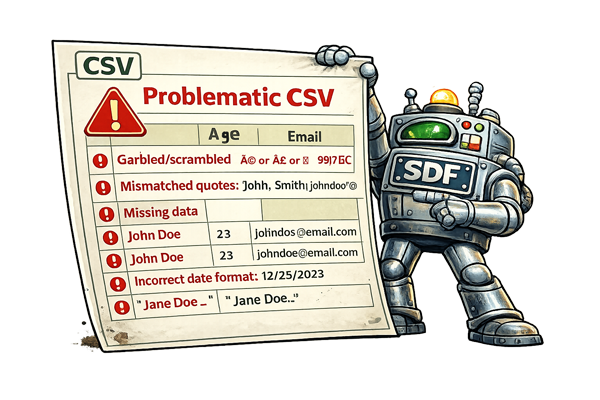 Duplicate contacts example